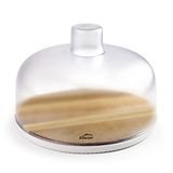 Sistema Lacor - Ronde kom met kunststof coating, basis van natuurlijk acaciahout - diameter 26 cm