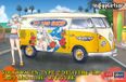 Hasegawa Modelbouwpakket Auto - 52458 Volkswagen Type 2 Delivery Van - Lucy McDonnell met Figuur - Duitse Auto Plastic - 1:24 - Modelbouw