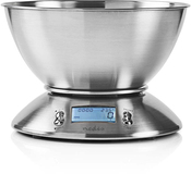 Nedis Keukenweegschaal - Digitaal - RVS - Timer - Thermometer - Zilver