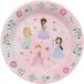 Folat Pretty Princess bordjes - 23 cm - 8 stuks