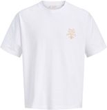 JACK&JONES JORCHAMBERI TYPO TEE SS CN Heren T-shirt L Katoen Wit