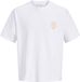 JACK&JONES JORCHAMBERI TYPO TEE SS CN Heren T-shirt L Katoen Wit