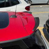 AutoStyle Dakspoiler (Spoiler Cap) compatibel met Mini F55/F56 Cooper S JCW 2013-2024 (ABS Glanzend zwart)