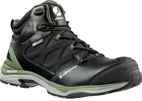 albatros Ultratrail CTX MID S3 werkschoen Zwart/Groen-43