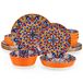 Style bohème 16 pièces service de table en porcelaine pour 4 personnes