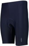 CMP - Elastische fietsbroek voor heren, zwart blauw, 46