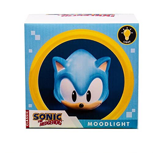 FIZZ Creations Officiële gelicentieerde Sonic The Hedgehog Mood Light Slaapkamer Lamp