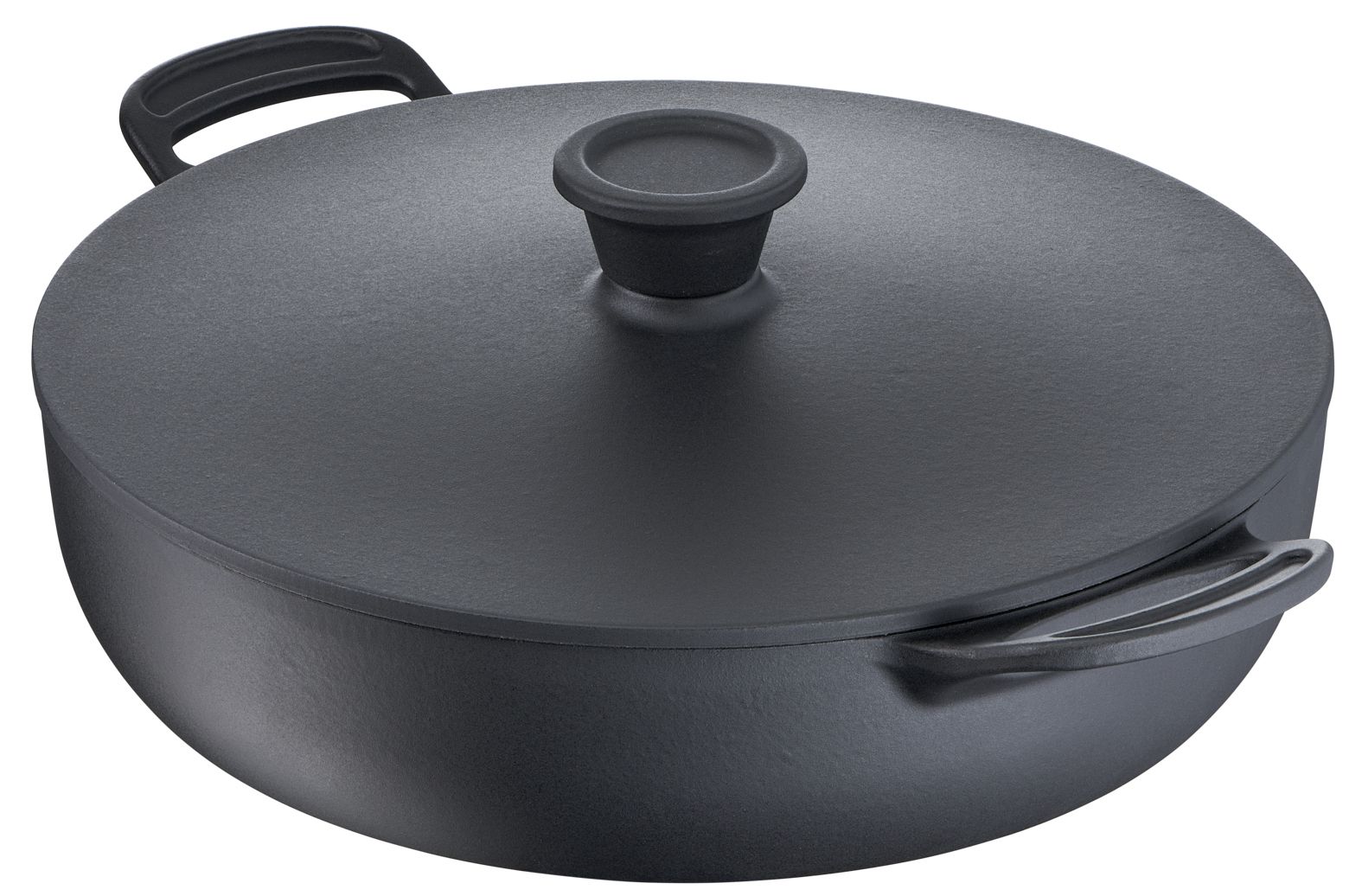 Jamie Oliver by Tefal Tefal Jamie Oliver Gietijzeren Braadpan - 30cm - Zwart - 4.4L - Inductie