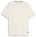 Tom Tailor - T-shirt met wafelstructuur - Maat M - Gardenia White