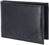 oxmox Leren portemonnee Leather RFID Protect Pocketbörse Jumping Jack 2.0 Embossed Black zwart