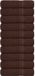 vidaXL Douchehanddoeken - 10 stuks - 70x140 cm - 360 g/m² - Bruin
