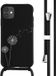 iMoshion iPhone 11 Hoesje met Koord - Siliconen Design - Zwart / Dandelion Black
