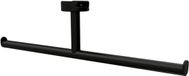 Geesa Leev toiletrolhouder zonder klep dubbel 25,2x3x6,1cm zwart