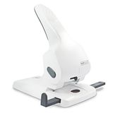 Rapesco 1383 Zero-65 Metalen 2-Gaats Perforator, 65 Vel Nietcapaciteit | Wit
