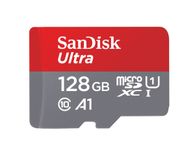 SanDisk Ultra 128GB MicroSDXC - UHS-I Class 10 with Adapter