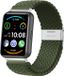 Strap-it® Nylon Smartwatch bandje voor Huawei Watch Fit 2 - Groen