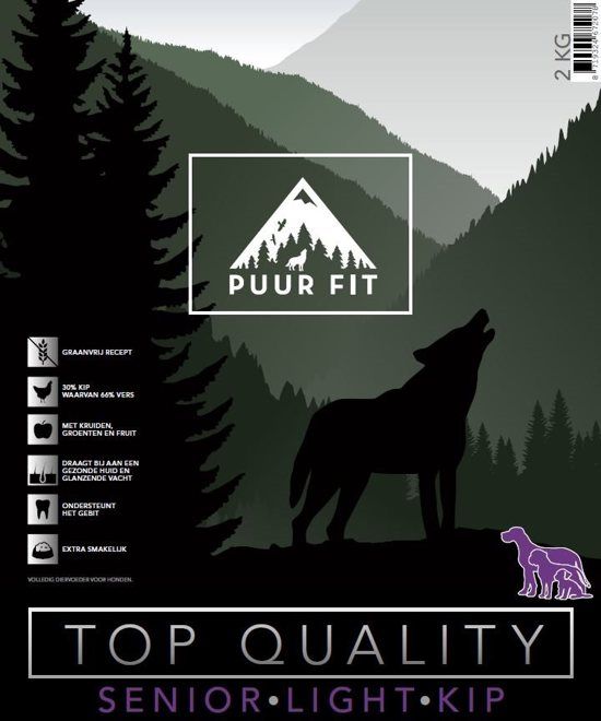 Puur Fit Top Quality Senior Light Kip 2 kilo