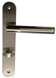 Alpertec 28015940 Bi-Color-LS deurkruk, roestvrij staal voor badkamerdeuren