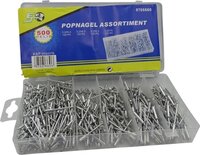 Assortimentsdoosje Popnagels 500 Dlg.