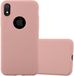 Cadorabo Hoesje geschikt voor Apple iPhone XR in CANDY ROZE - Beschermhoes gemaakt van flexibel TPU silicone Case Cover