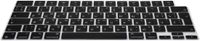 kwmobile siliconen toetsenbordbeschermer QWERTY (Russisch) geschikt voor Apple MacBook Pro 16 M5 2026 A3428 - Keyboard cover in zwart