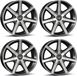 Borbet 4 Borbet jantes, modèle CWE, 7.0x16 pouce, ET38, 5x130, ANTP, adapté pour Ssangyong Actyon, Rexton, Rodius. Jantes en aluminium