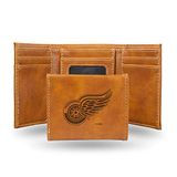 Rico Industries NHL portemonnee met lasergravure, bruin, LETRI7801BR