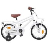 vidaXL Vélo enfant 14 pouce blanc