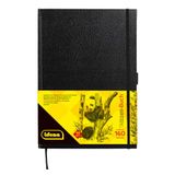 Idena 63142 - Schetsboek, A4, blanco, 80 vel, 110 g/m², harde kaft in zwart, 1 st.