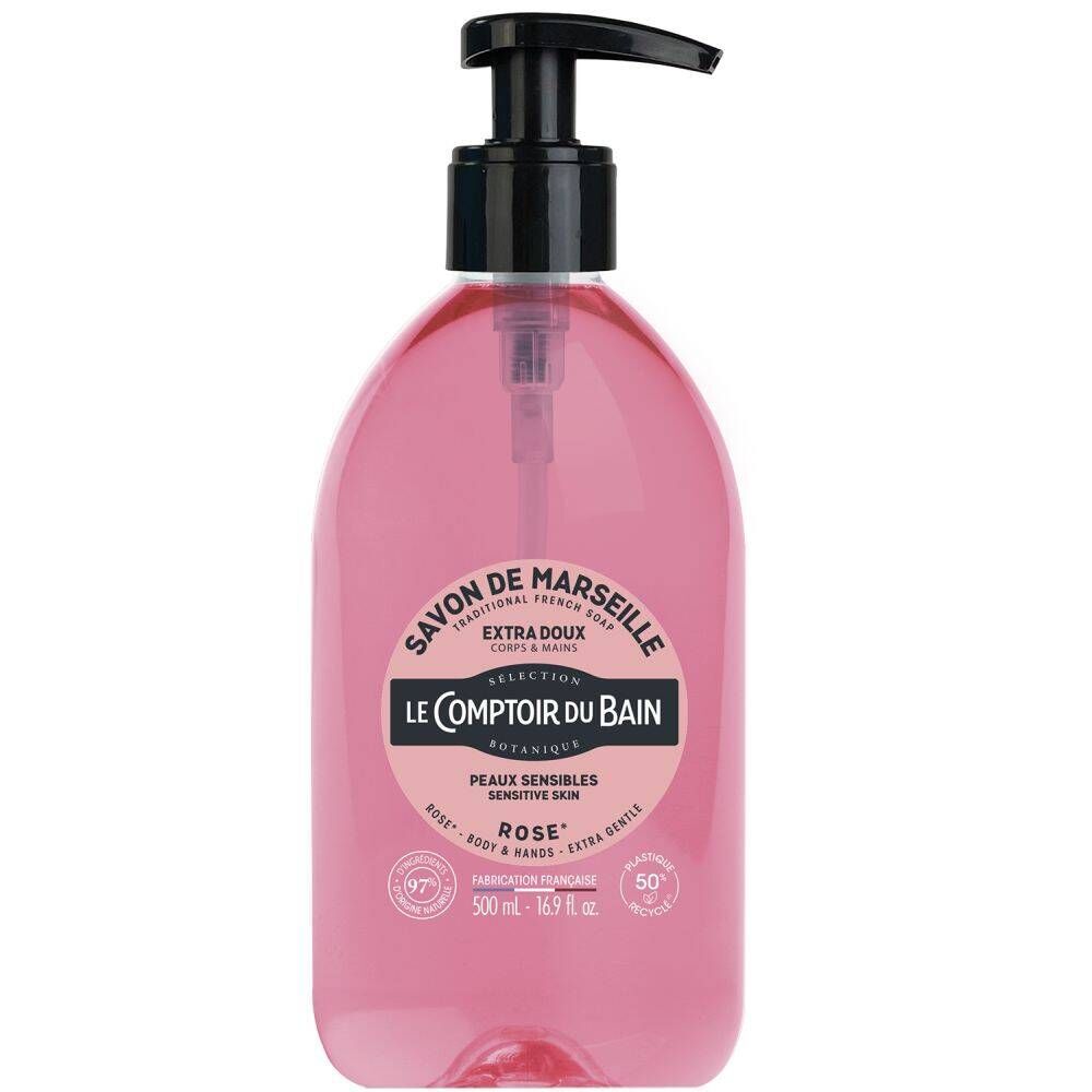 Gilbert Laboratoires Le Comptoir du Bain Marseille Zeep Roos 500 ml zeep