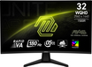 MSI MAG 32CQ6F - 32 inch WQHD Curved Gaming Monitor - 180Hz - VA - HDR 400