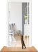 Elzusha - Moustiquaire de porte pour animaux domestiques - Filet anti-fuite et anti-insectes - 100x220 cm Blanc