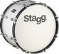 Stagg 22084 Grote fanfare krat met riem en handmixer, 55,9 x 25,4 cm, wit