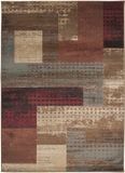 Surya SHAMA Modern Grafisch Tapijt DonkerRood 160x230 cm