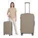 KADVA Palero Valise de voyage rigide 64 l avec 4 roulettes et serrure à