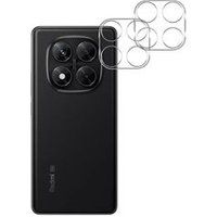 Phonillico® Camerabescherming voor Xiaomi Redmi Note 14 PRO 5G [Pack van 2] Gehard glas achteruitrijcamera beschermfolie