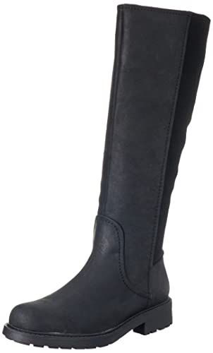 Clarks Dames Opal Glow Knee High Boot, Black Leather, 35,5 EU