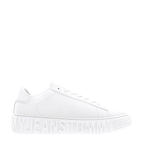 Tommy Jeans Leather Sneakers White