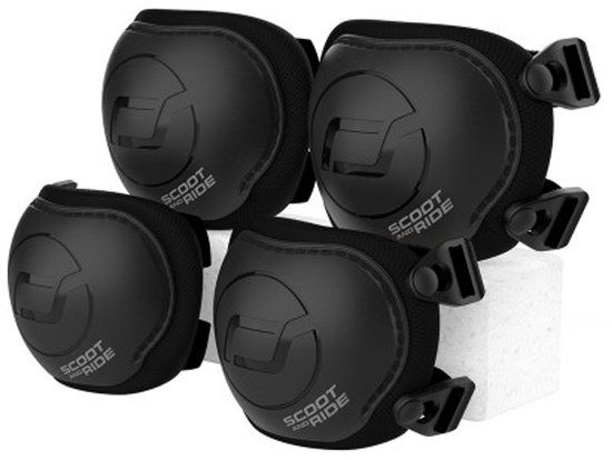 Scoot & Ride Protective Set XXS - Black/Ash