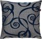 M.I.G. Home kussenhoezen, stof, blauw