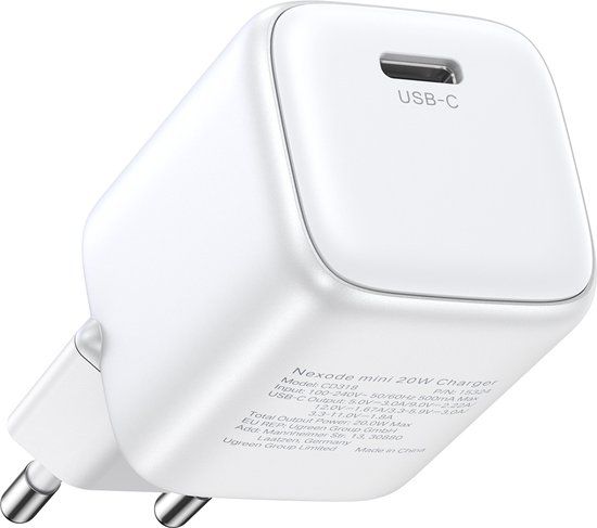 UGREEN Nexode 30W USB-C PD lader - GaN - Wit