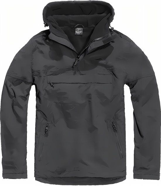 Brandit Heren Windbreaker - Zwart - XXL