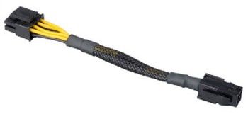 Akasa AK-CBPW10-15BK - Kabel - Zwart - 0,15 m