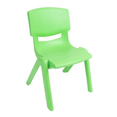 BIECO Kunststof kinderstoel - groen