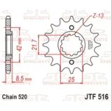 JT Sprockets Pignon motorfiets staal geluidsdempend