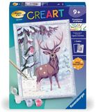Ravensburger CreArt Kids 18x24cm Romantisch Hert Schilderen op Nummer Kit