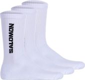 Salomon Everyday Crew 3P Sokken Wit Katoen Unisex 42-44