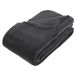 Atmosphera Grote Fleece bank deken/fleece plaid - antraciet - 180 x 230 cm - polyester