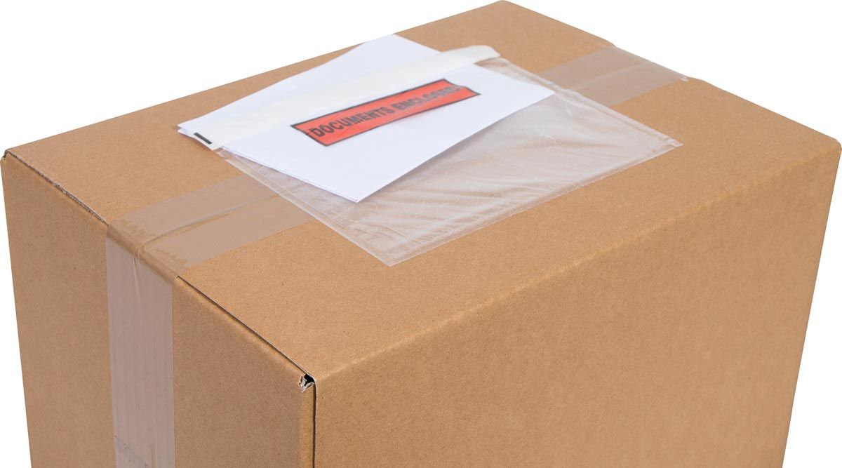 CleverPack documenthouder Documents Enclosed ft 165 x 112 mm pak van 100 stuks