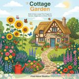 Cottage Garden Cottage Garden Coloring Book: Bold & Easy Large Print Pages for Seniors, Beginners & Stress Relief